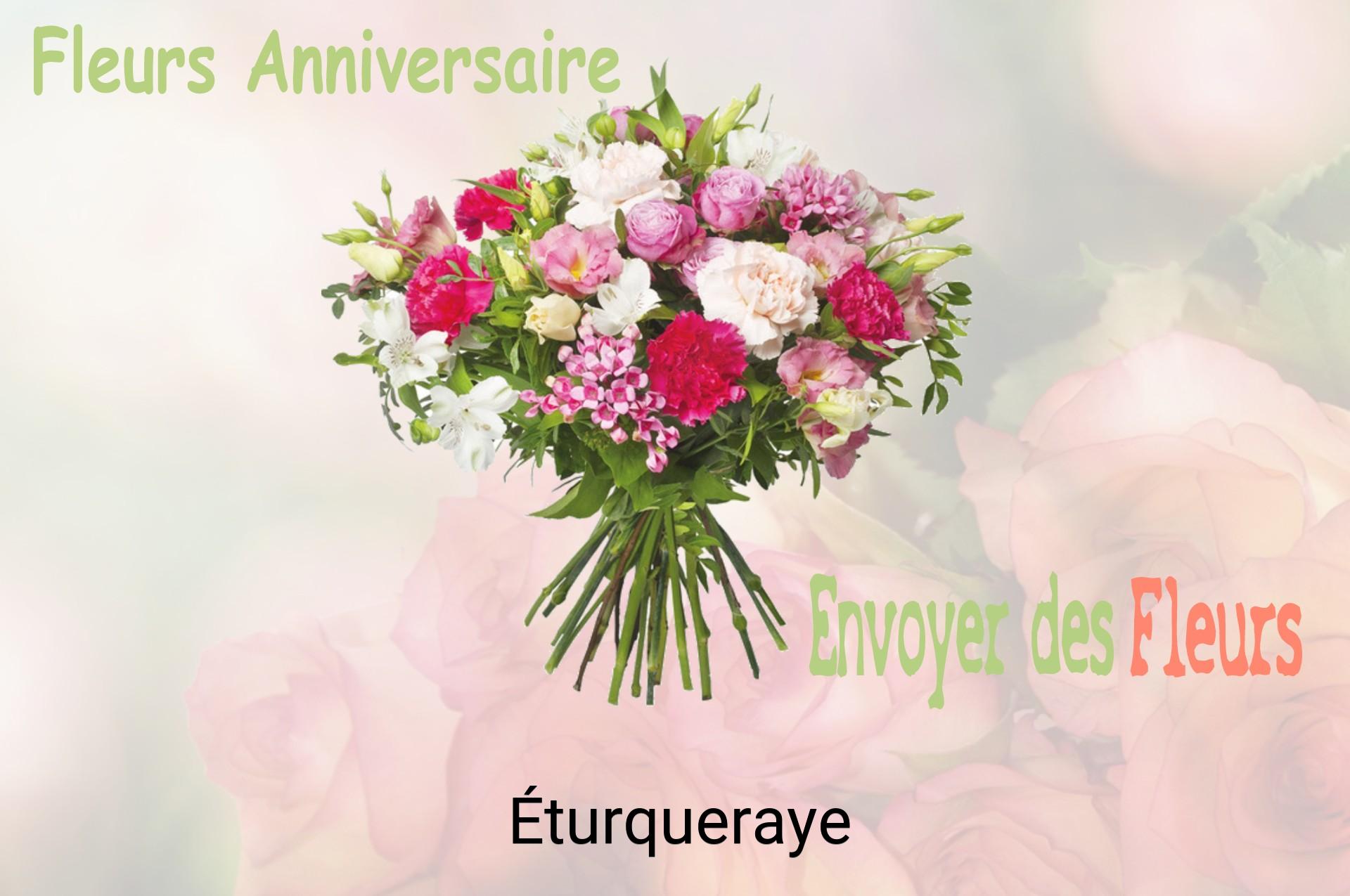 Bouquet de fleurs d’anniversaire livré à Éturqueraye